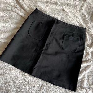 H&M Black Mini Skirt with Pockets